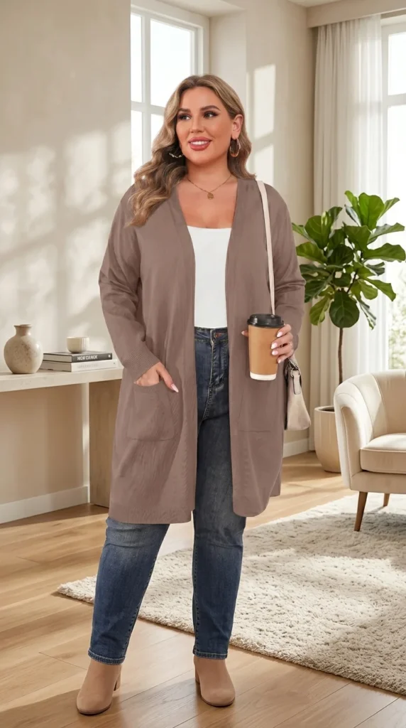 1. Classic Button-Down Soft Cardigan