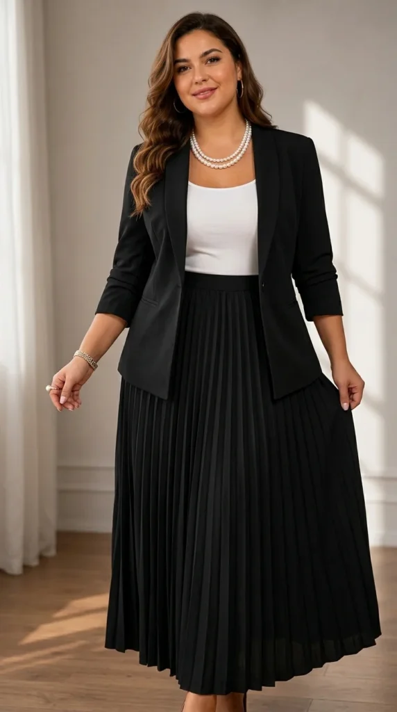 1. The Power Moves Blazer & Skirt Set