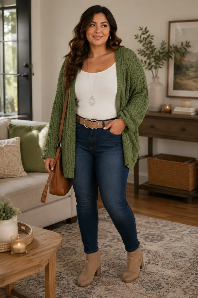 10. Maroway Oversized Open Front Chunky Knit Cardigan