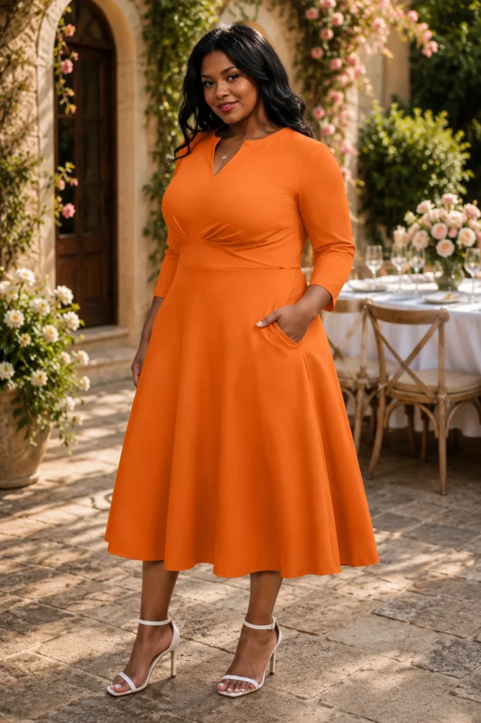 11. The Elegant A-Line Work-to-Party Dress