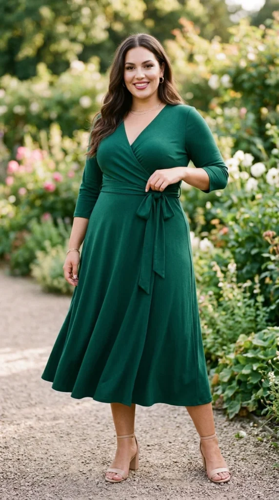 2. Structured Wrap Dresses