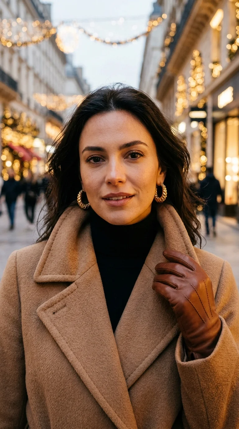 3. Add a Stylish Winter Coat