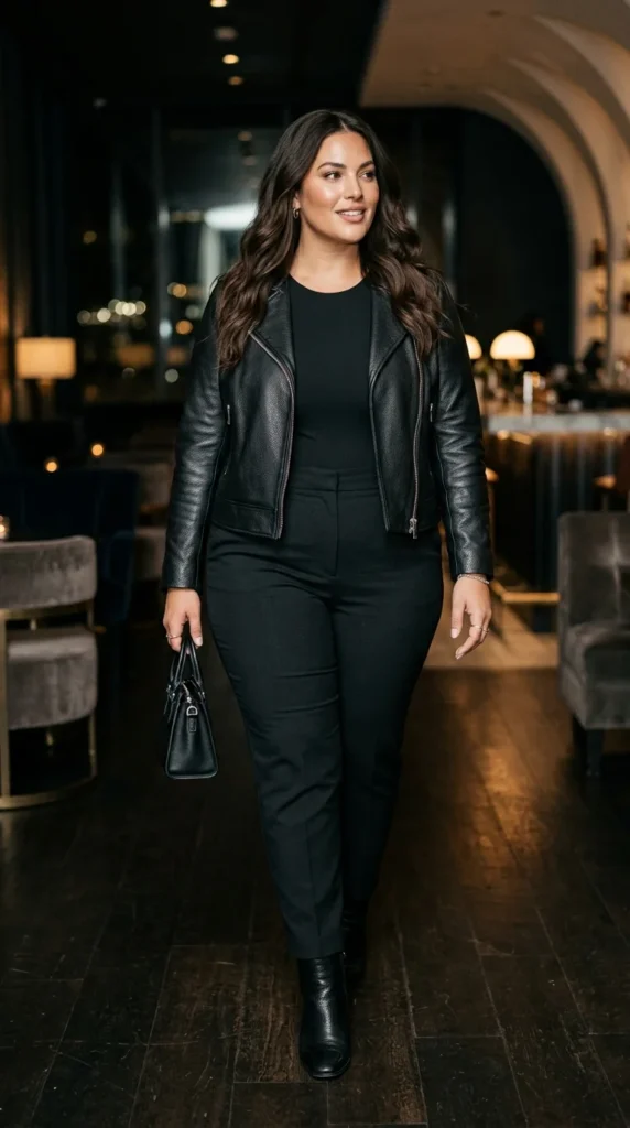 5. Monochrome Black After Party Outfit
