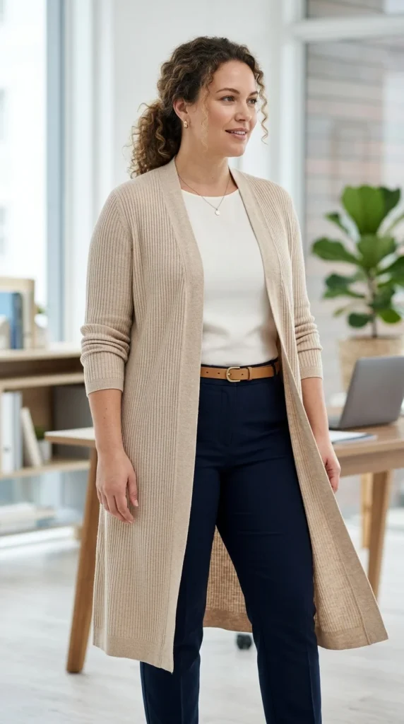 6. Light Knit Layering Cardigan