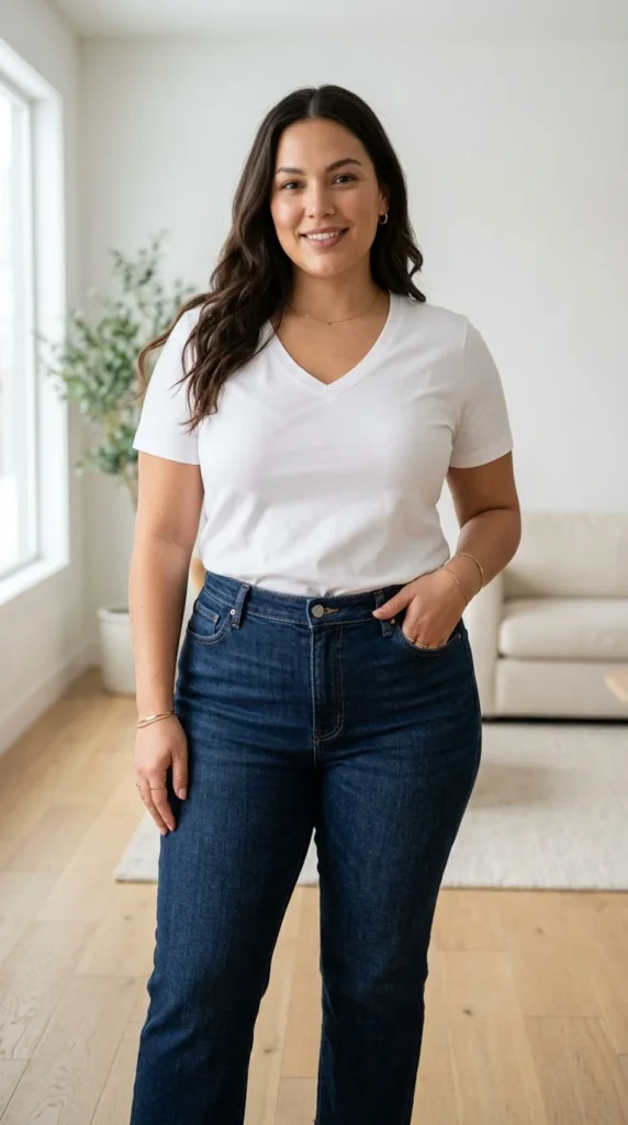 6. Premium V-Neck T-Shirts