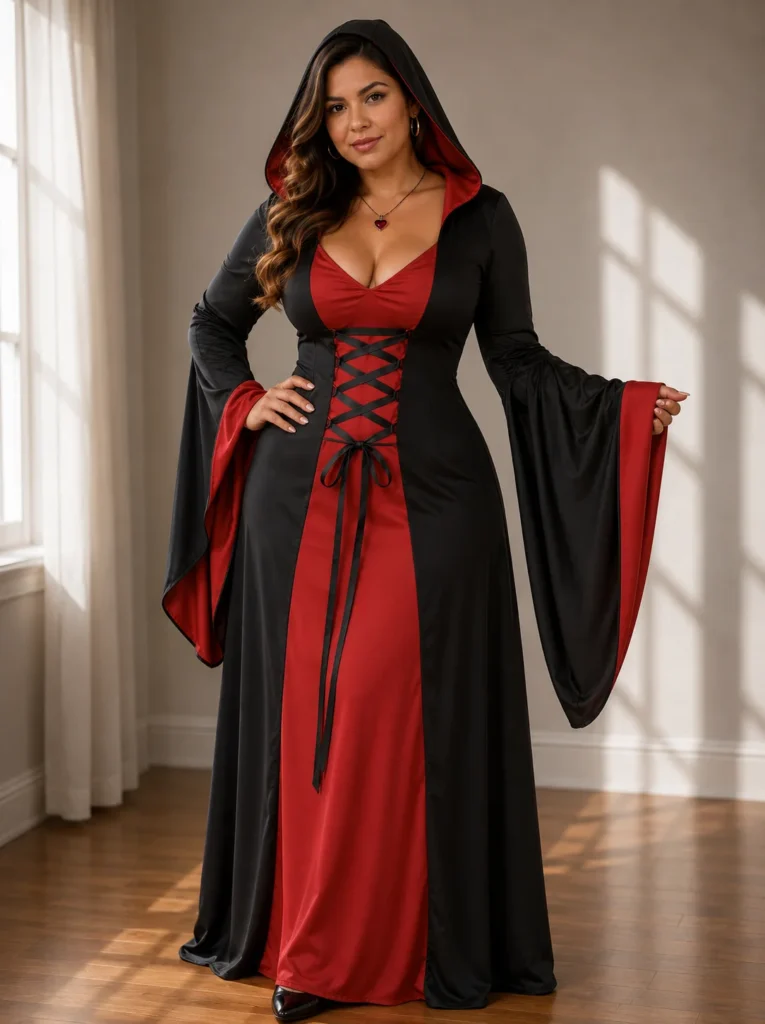 8. California Costumes Plus-Size Deluxe Hooded Robe Costume