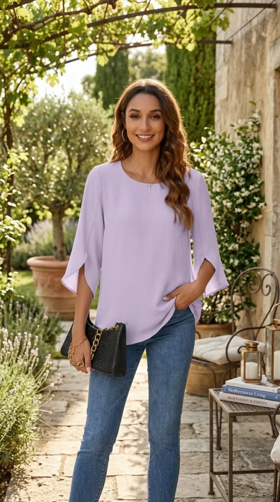 8. Dressy 34 Sleeve Work Shirt