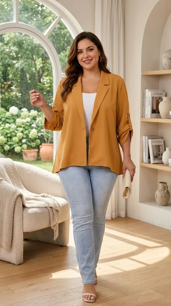 9. Lightweight Draped Open-Front Layer