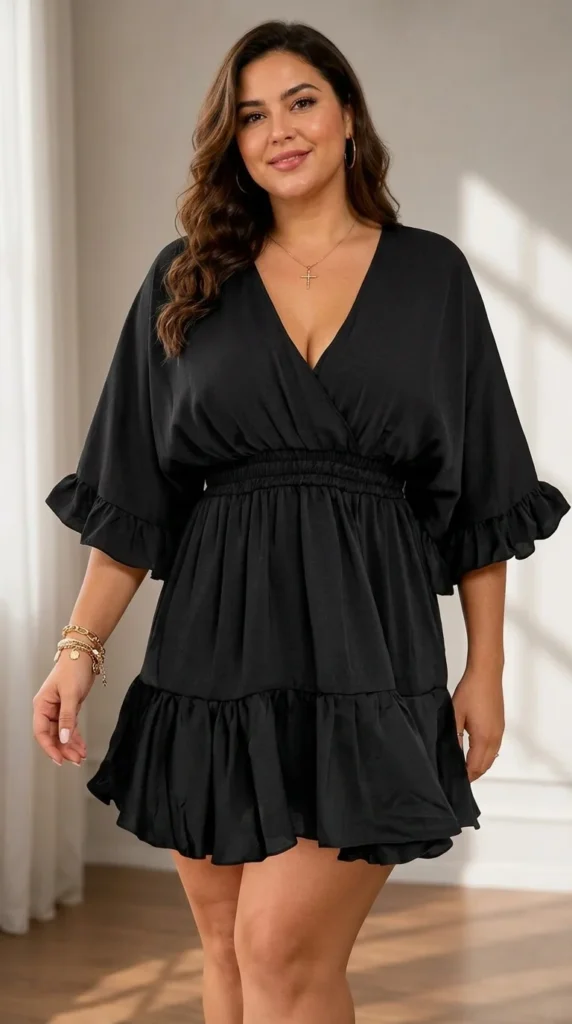 10. The Playful V-Neck Tiered Mini