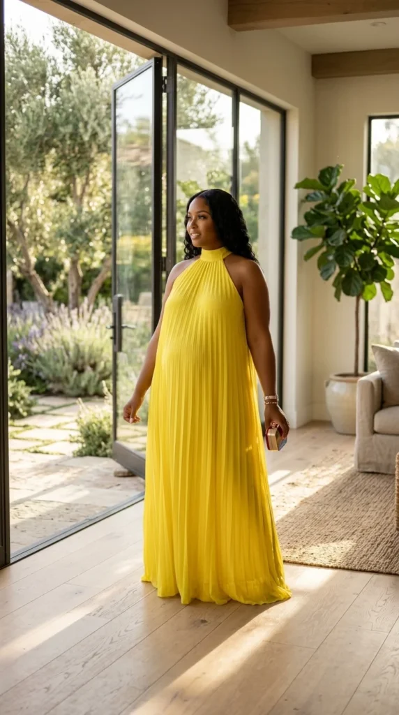 4. The Flowy Chiffon Goddess Dress