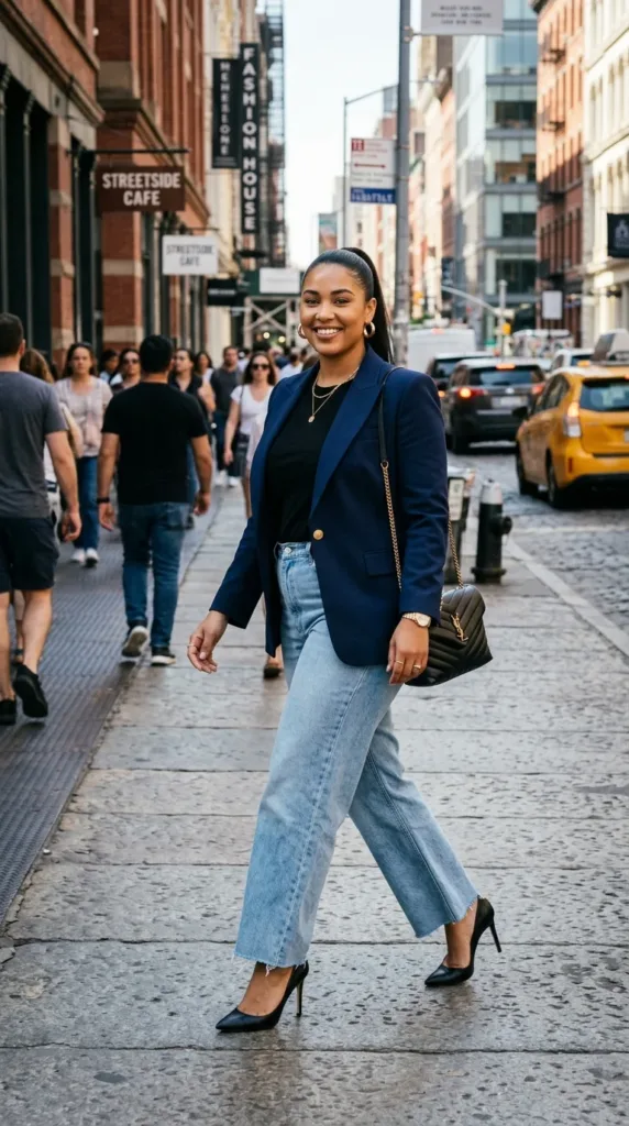 5. Tailored Blazers and Pointed Heels