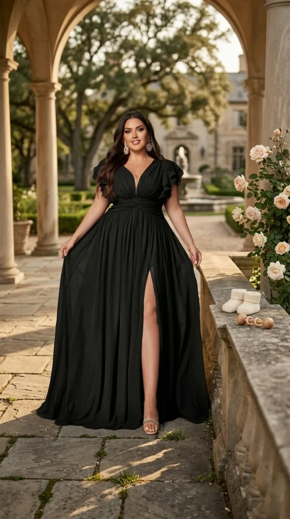 6. The Luxe Formal Chiffon Bridesmaid Gown