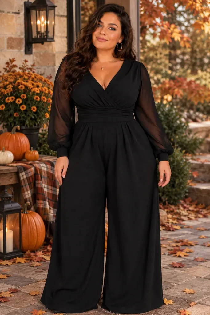 6. The Night Out Wrap Jumpsuit