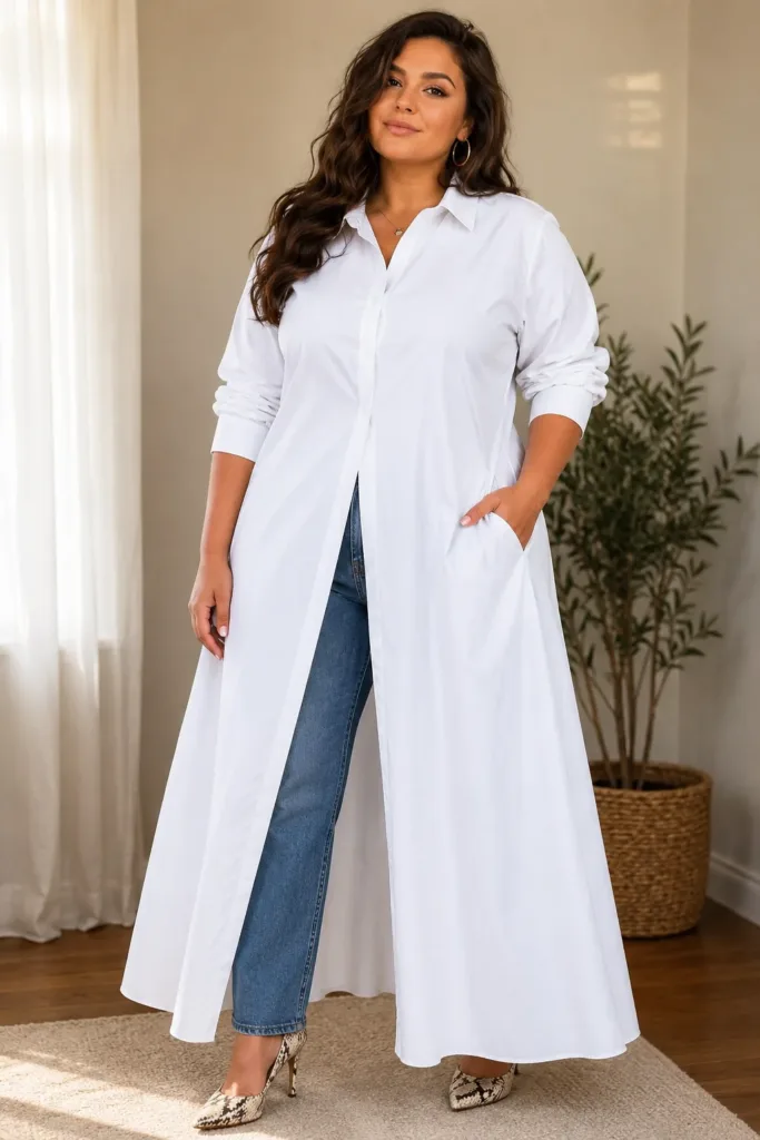 8. The Effortless Chic Maxi Shirt Dress