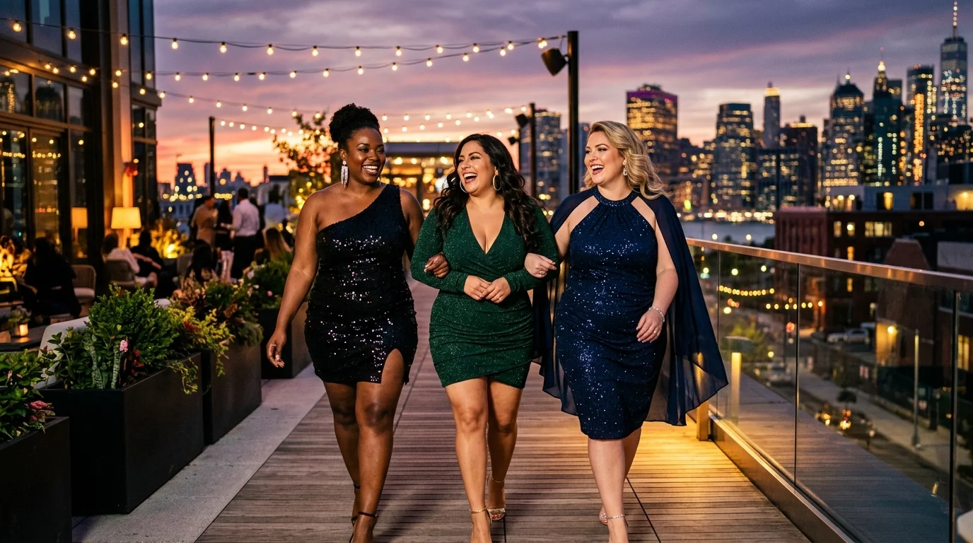 12 Plus Size Night Out Outfits for curvy women