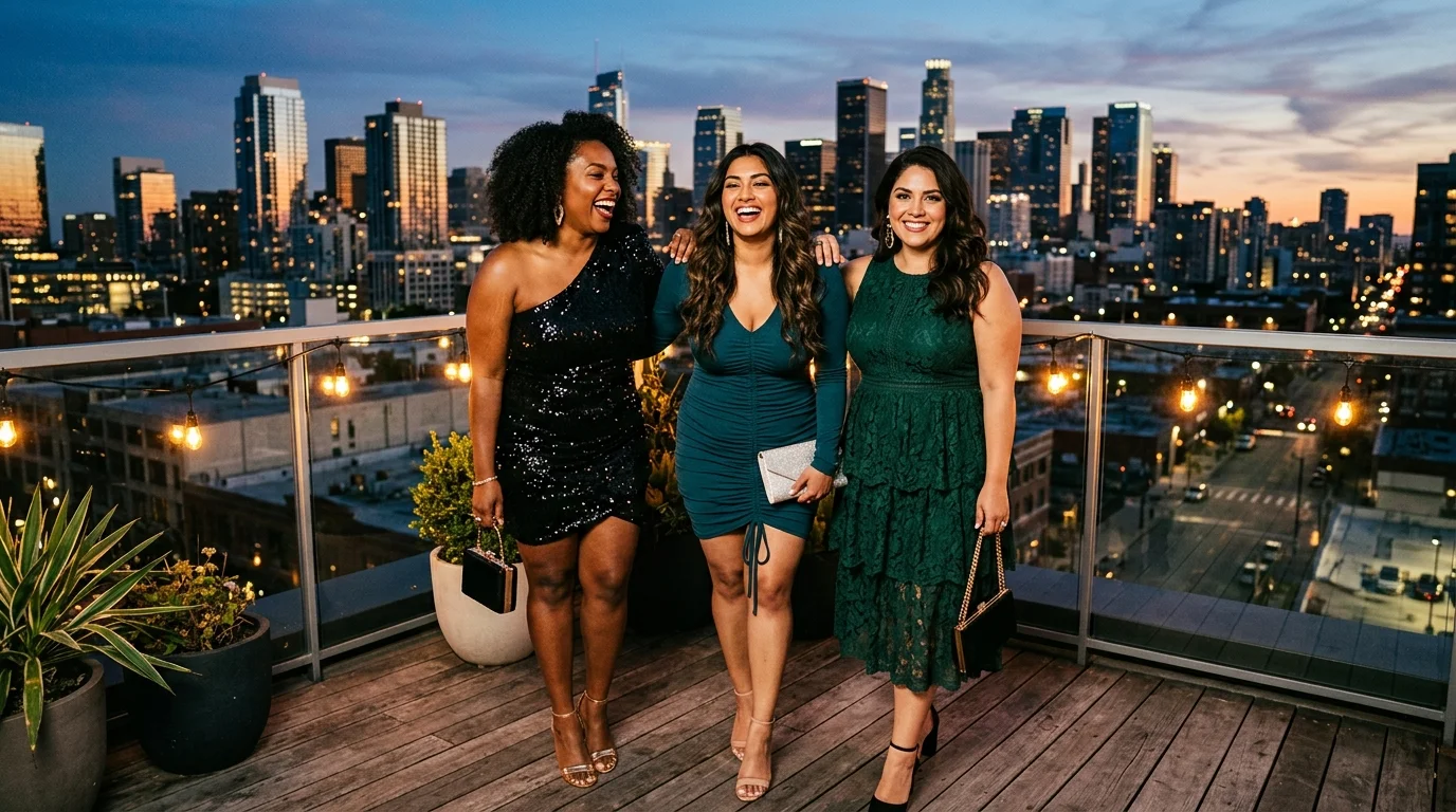 12 Plus Size Night Out Outfits for curvy women