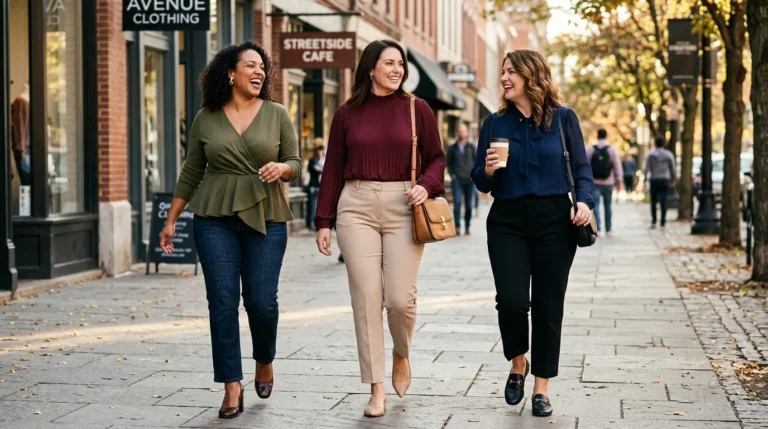 12 Plus Size casual work Outfits for Curvy Women