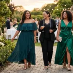 12 Trendy Plus Size Wedding Maxi Outfits for Curvy Women to Look Chic