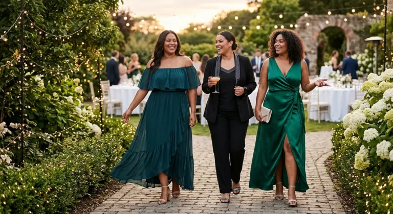 12 Trendy Plus Size Wedding Maxi Outfits for Curvy Women to Look Chic