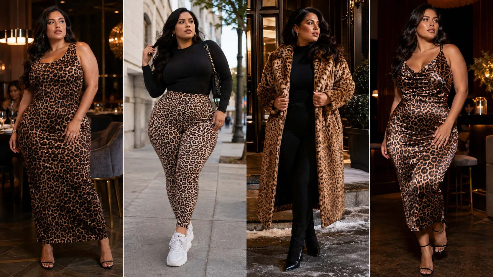 Animal printed dress