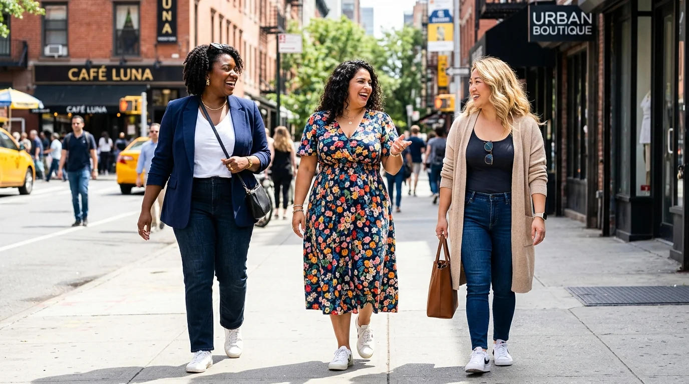 How to Dress an Apple-Shaped Plus-Size Body with Confidence