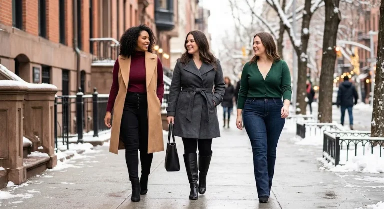 How to Layer Clothes in Winter for Curvy Bodies Without Adding Bulk