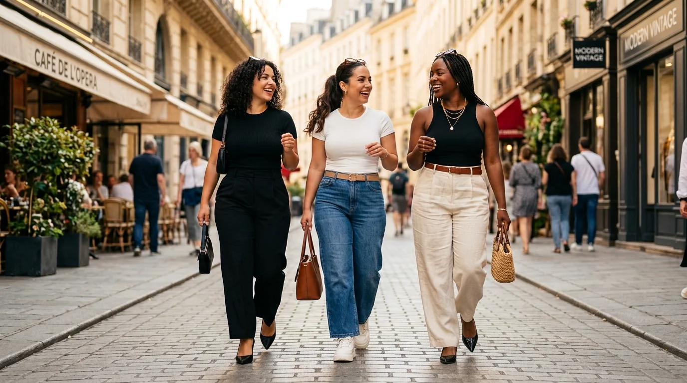 How to Style Wide-Leg Pants for Short and Curvy Women