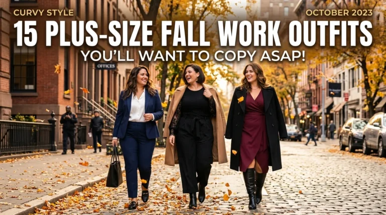Plus Size Fall Office Outfits Women