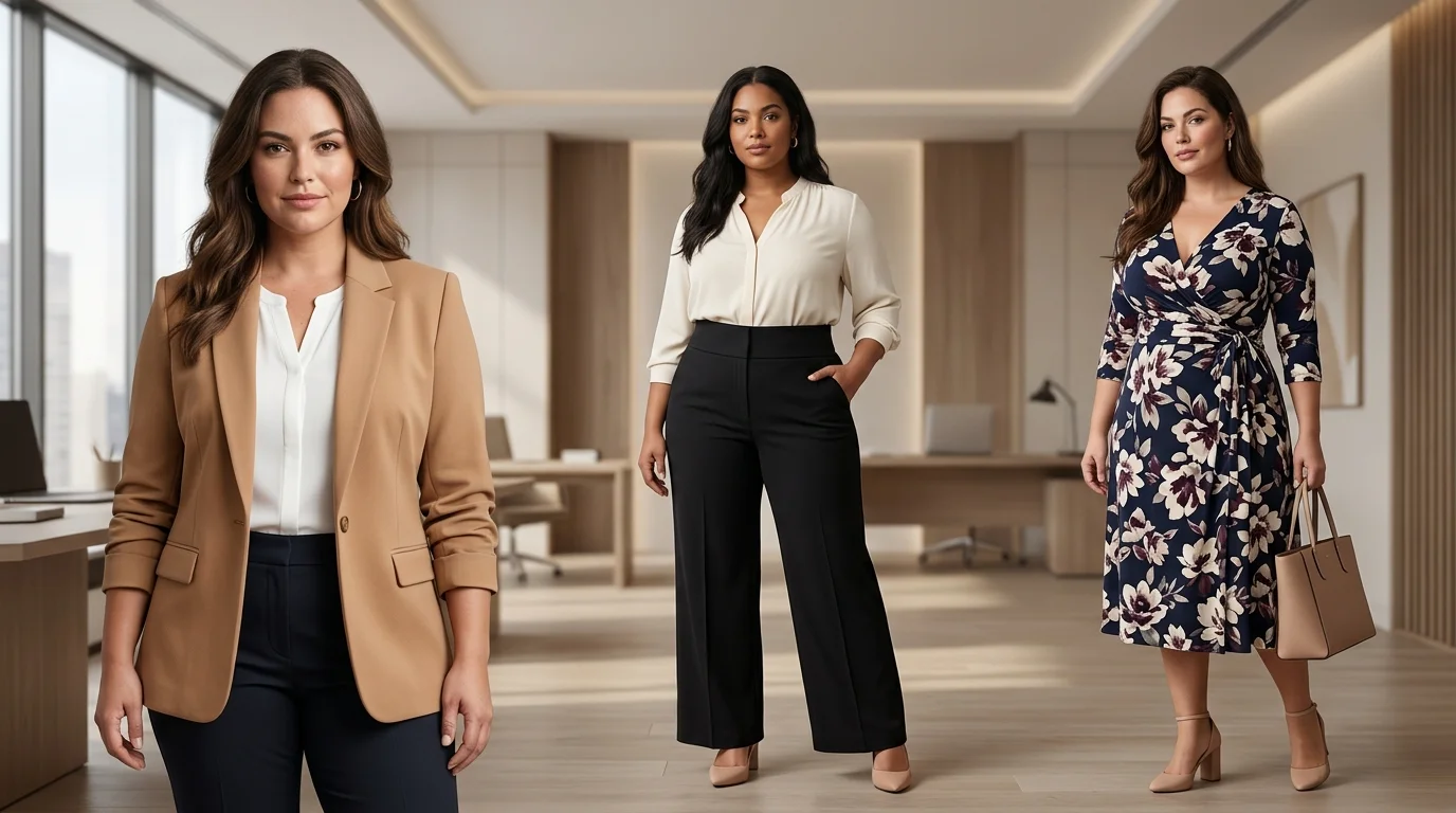 Plus-Size Workwear Capsule Wardrobe