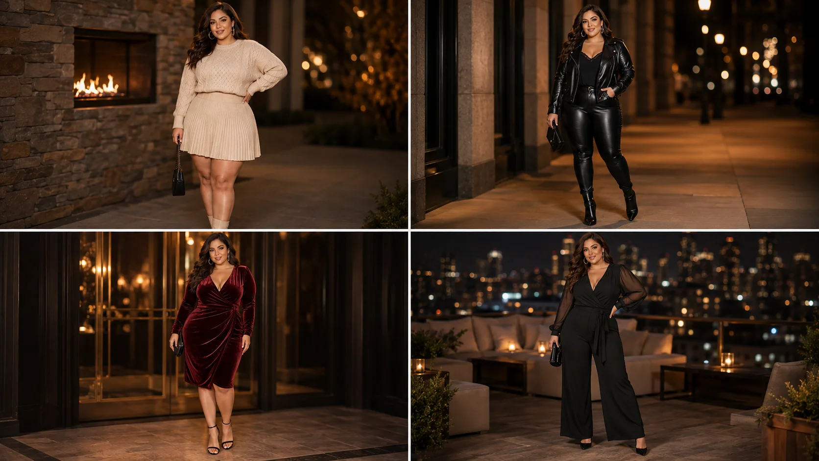going out outfit for Curvy women
