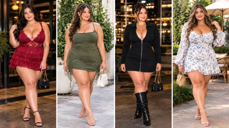 12 Plus Size Night Out Outfits for curvy women