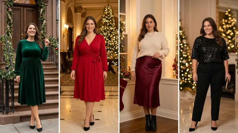 Christmas Outfits for Chubby Women